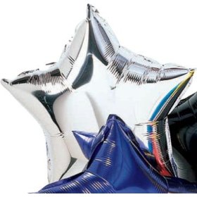 Silver star mirrorized Mylar film